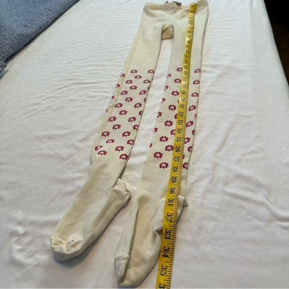 Lands End Daisy Tights Cotton & Polyester Thick Size M 10-12 - Picture 9 of 9